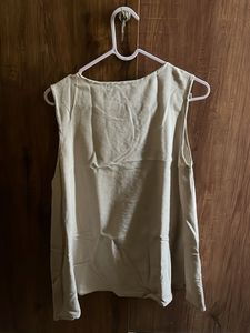 Embroidered Sleeveless Top