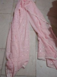 Elegant Pink Sequined Kurta