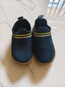 Navy Blue Slip-On Sneakers for Kids