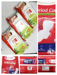 3 Baby Wipes & Everteen Sanitary Pad XXL 40
