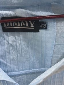 Light Blue Striped Men's Shirt