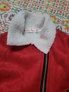 Stylish Red Jacket for Kids