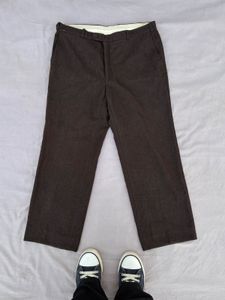Men's Dark Brown Dress Pants
