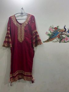 Full Gher Plazo Kurta