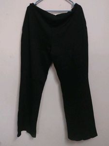Black straight pant