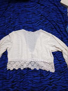 price drop*🩷Chic Lace Trim Cardigan