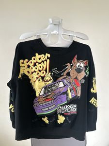 Black Cartoon Animated Sweatshirt