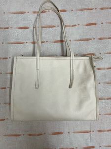 ZARA White Handbag/ Tote Bag/ Office Bag