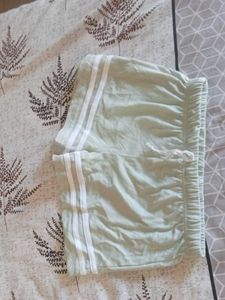 Cute Green Striped Shorts