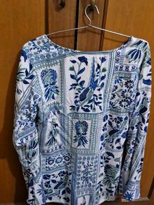 Boho Print Long Sleeve Top