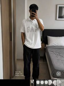 GAP Men's White Polo Shirt