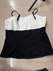 Chic Black &amp; White Camisole Top