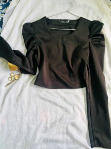 Black casual stylish top