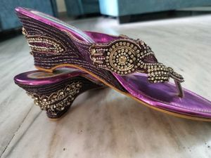 Partywear Purple Sandal