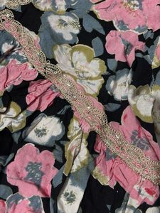 Beautiful Floral Print Ethnic Gown