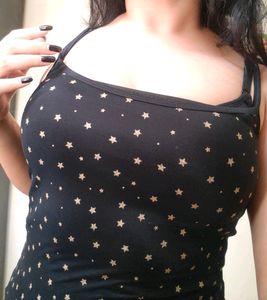 Starry Black Mesh Top🖤