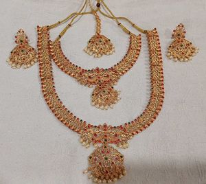 Indian Traditional Kundan Jewellery Set