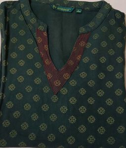 Stylish Avassa Green Printed Kurta