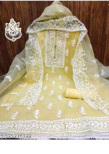 Designer Yellow Kurta Set with Dupatta