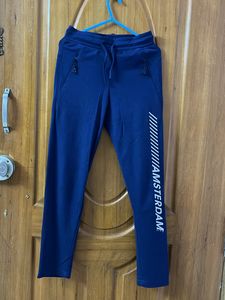 Blue Amsterdam Graphic Leggings