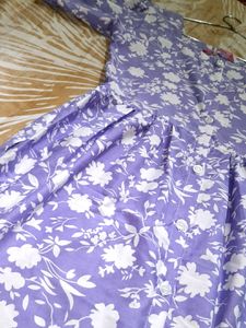 Purple Floral Dress