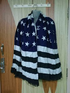 Chanel Stars &amp; Stripes Scarf