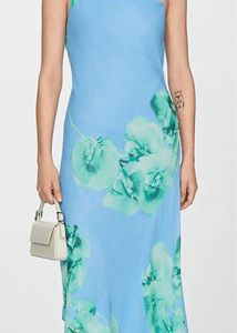 Blue Floral Maxi Dress