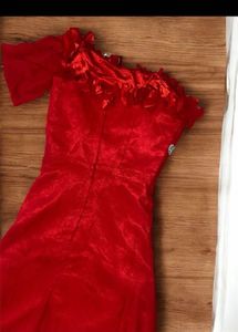 red dress long