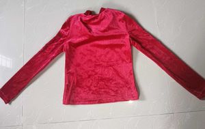 🇰🇷Chic Velvet Top