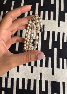 Elegant Pearl &amp; Rhinestone Bracelet