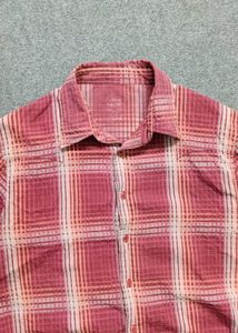 Levi's Red Plaid Short Sleeve Boxy Shirt