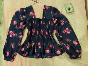 Floral Peplum Top