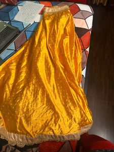 Stunning Yellow Embellished Lehenga Choli Set