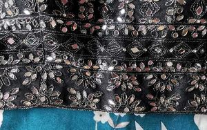 Designer Embellished Black Blouse
