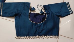 rama  Blue Lehenga Choli Set