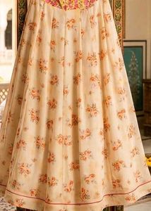 Floral Print Silk lehenga dress