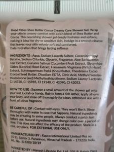 Good Vibes Creamy Care Shower Gel