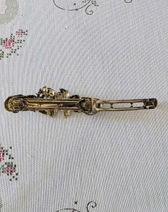 Vintage Inspired Gemstone Hair Clip