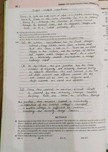 CBSE Class 12 Physics Sample Papers