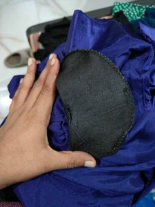 SHEIN Violet Satin Shoulder Cups Dress