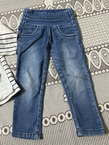 Denim Jeans And Top