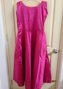 Vibrant Pink Ethnic Gown