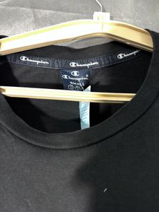 Champion Long Sleeve Black Tee