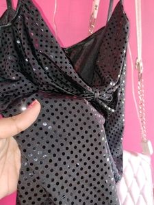 Black Shiny Top