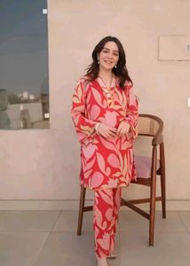 Elegant Floral Print Co-ord Set