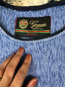 Stylish Blue Pullover Sweater