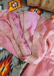 Elegant Pink Kurta Set with Dupatta