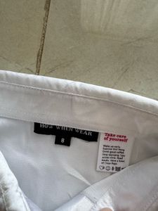 How When Wear Satin shirt, new with tag