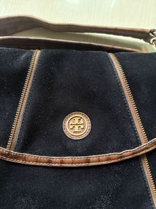 Chic Black Suede Hobo Bag