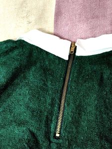 Dark Green Knit Sweater